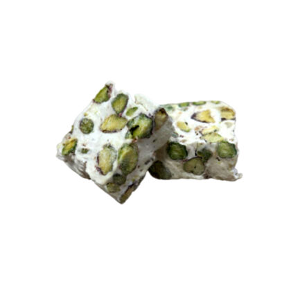 The amount of pistachio in the 40% nougat.